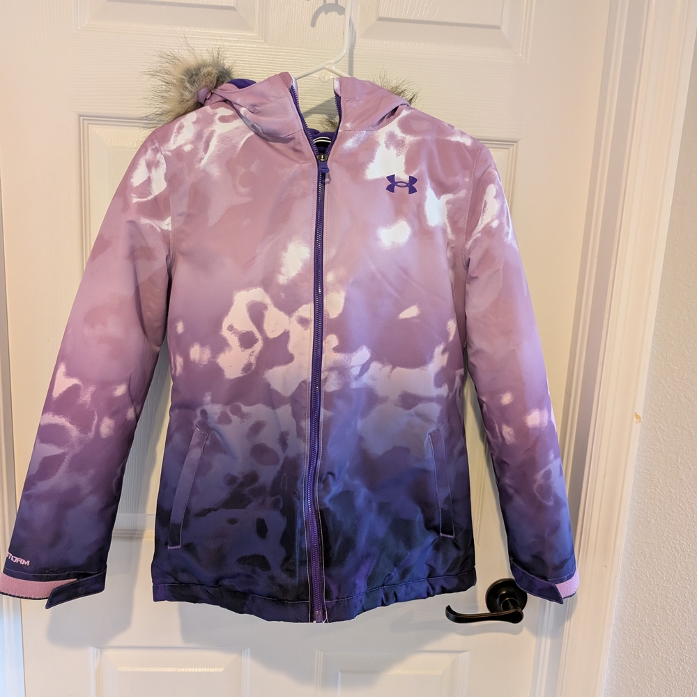 Purple Ombre Hooded Jacket